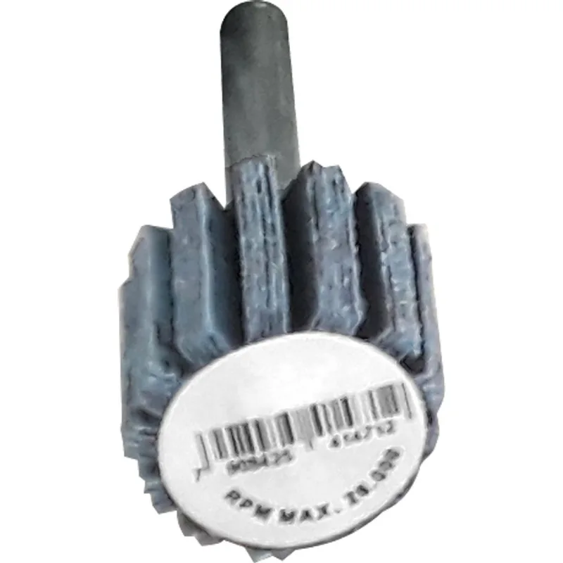 Roda de lixa 25 mm x 20 mm com haste grão 180 R-363 - RODABRAS