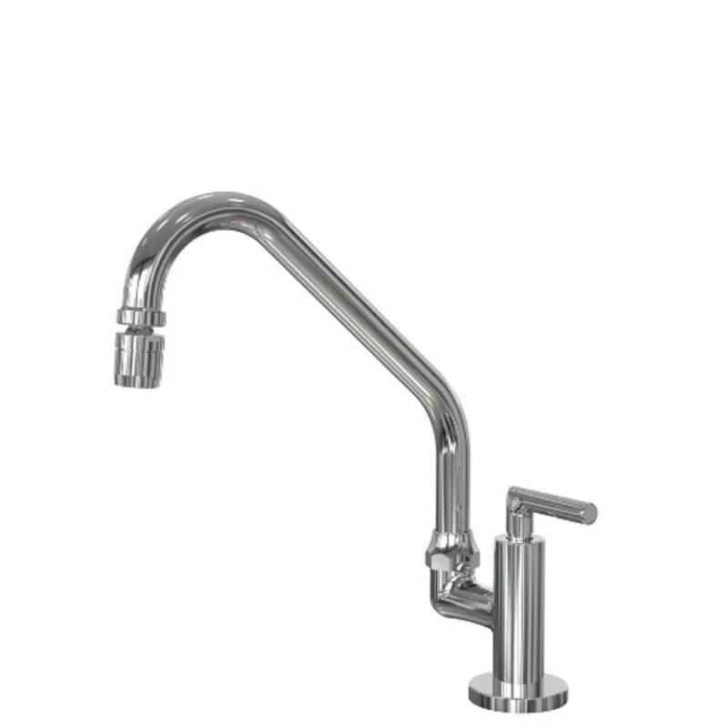 Torneira p/ Cozinha Jade Clássica de Mesa c/ Bica Móvel Cromada Fani