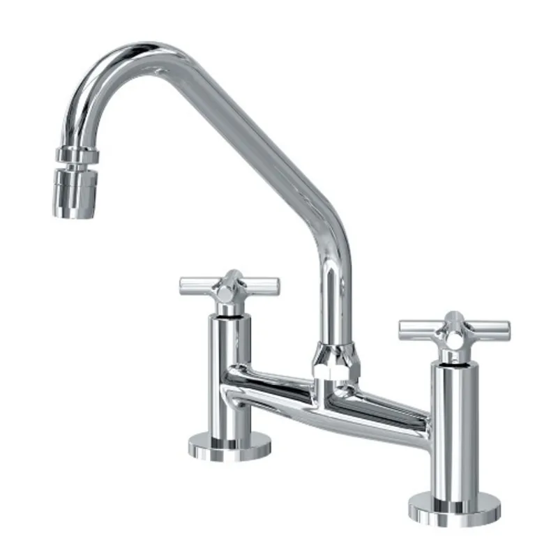 Misturador p/ Cozinha Jade de Mesa c/ Bica Móvel Cromada Fani - Fani