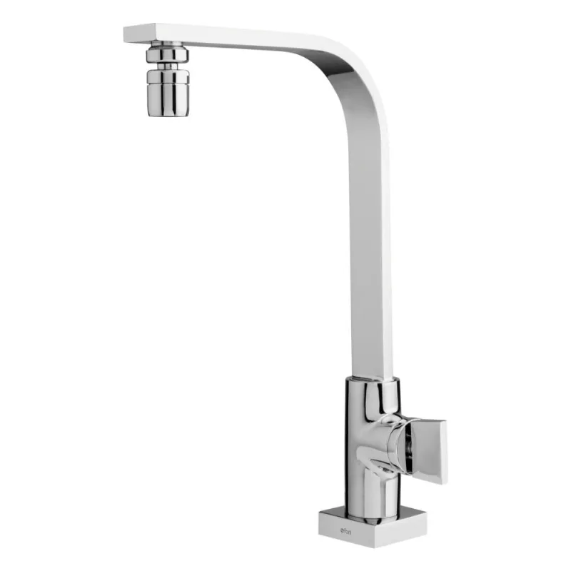 Torneira de Mesa para Cozinha Bica Móvel 360° Arejador Articulável Prima 1166 C210 DN 15 1/2 Cromada Fani - Fani