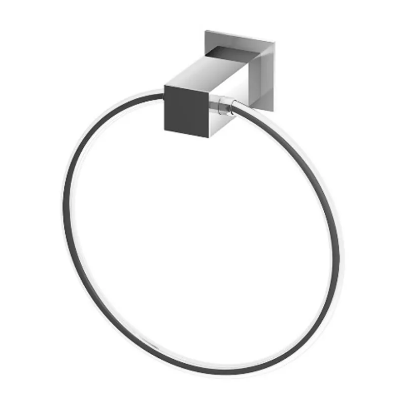 Porta Toalha Bella Argola Cromado Fani - Fani