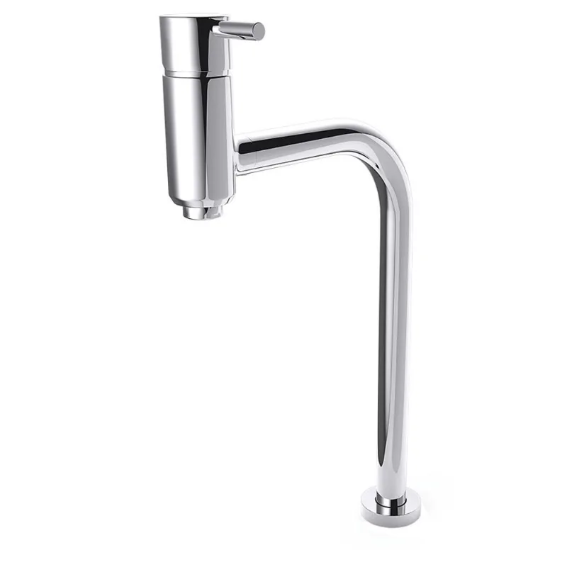 Misturador Monocomando Lavatório De Mesa Bica Alta 90 Graus Slim 6209 C95 Cromado Fani