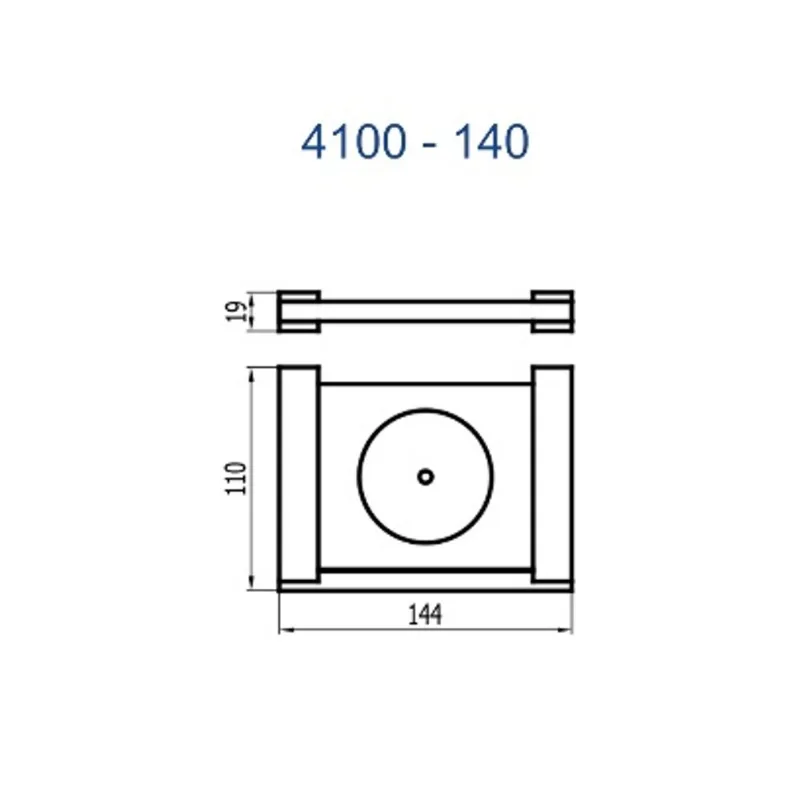 Saboneteira parede 4100 rv140 - Fani