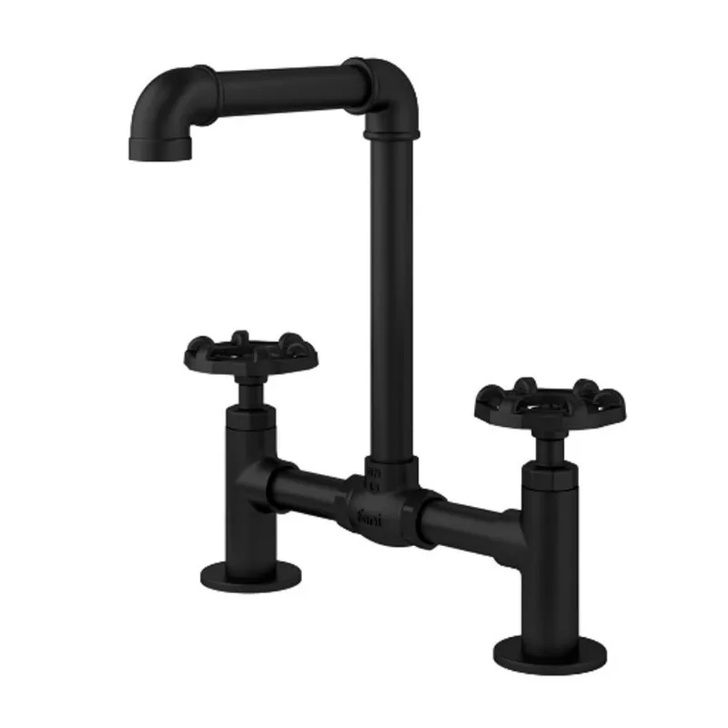 Misturador p/ Cozinha Living de Mesa c/ Bica Móvel Preto Fosco Fani - Fani