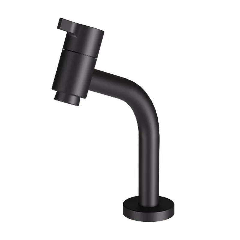 Kit Torneira Mesa com Válvula Bica Baixa 1195 BK185 Preto Fosco Fani
