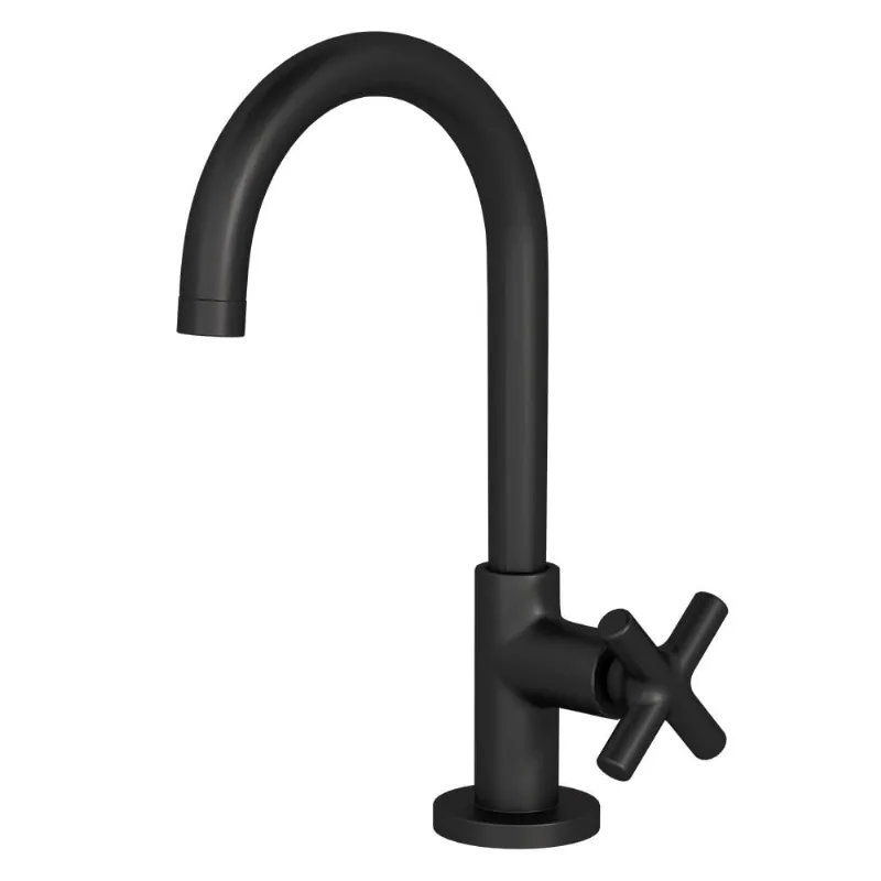 Torneira Para Cozinha Lavatório Mesa Bica Alta 1195 Bk260 Fani - Fani