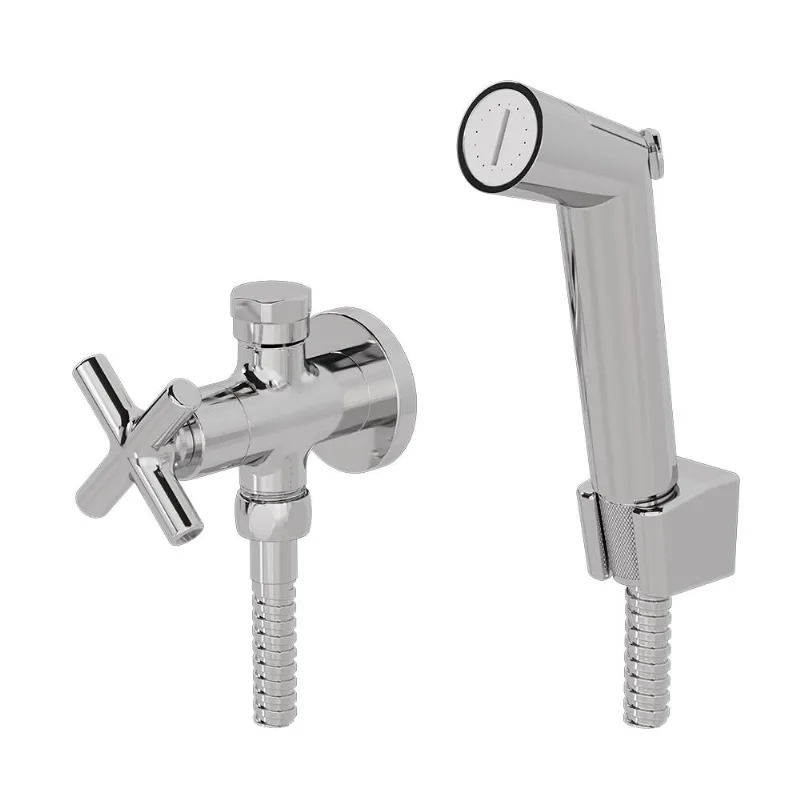 Ducha Higiênica Com Derivação E Flexível Metálico 1745 C260 Fani - Fani