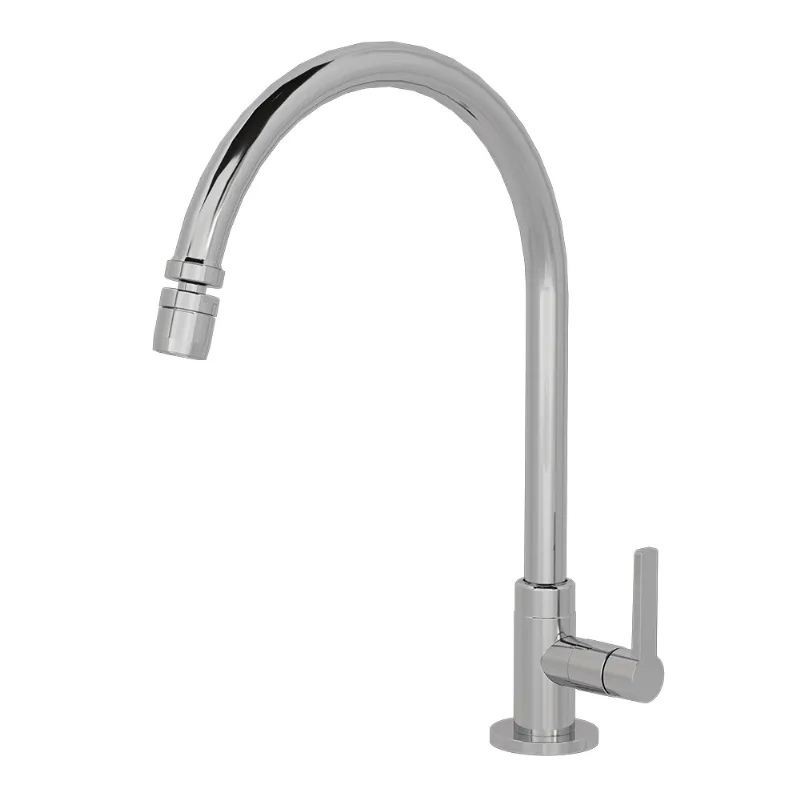 Torneira para Cozinha de Mesa Bica Móvel 1166 C12 Cromado Fani - Fani