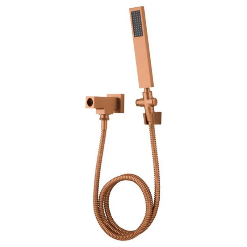 Desviador Para Chuveiro Quadrado Metal Rose Gold Fani