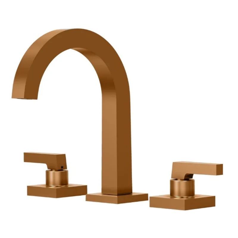 Misturador Bela Clássica para Lavatório de Mesa Bica Alta Rose Gold Fani - Fani
