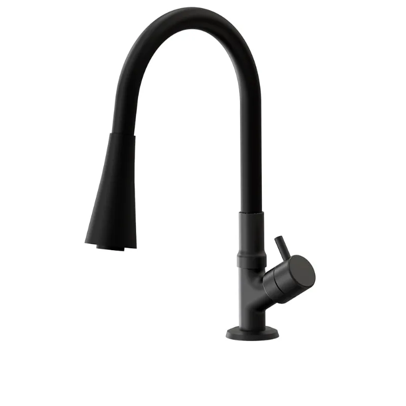Torneira para Pia Mesa 1166 Bk99 Flex Preto Fosco Fani - Fani