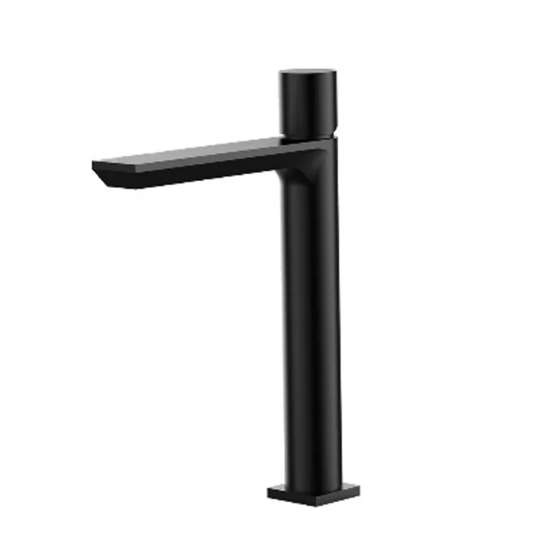Misturador monocomando lavatorio mesa bica alta 6877 bk650