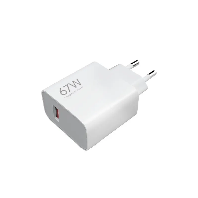 Carregador 67W Com Saída Usb-a Xiaomi Branco - Xiaomi