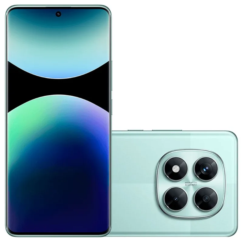 Smartphone Xiaomi Redmi Note 14 Pro 5G Verde 512GB Tela 6,67" Câmera 200MP 12GB RAM - Xiaomi