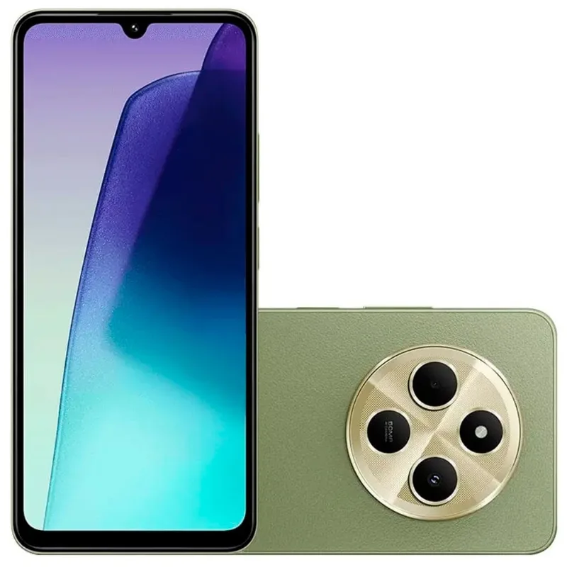Smartphone Xiaomi Redmi 14C 128GB Verde Tela 6.88" Câmera 50MP 4GB RAM