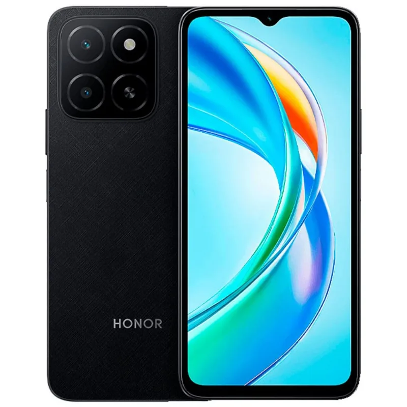 Smartphone Honor X5B Plus Preto 256GB Tela 6.56" Câmera 50MP 4GB RAM