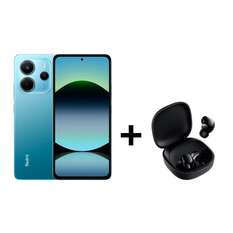 Smartphone Redmi Note 14 Azul 256GB Tela 6.67" Câmera 108MP 8GB RAM + Fone Xiaomi - Xiaomi