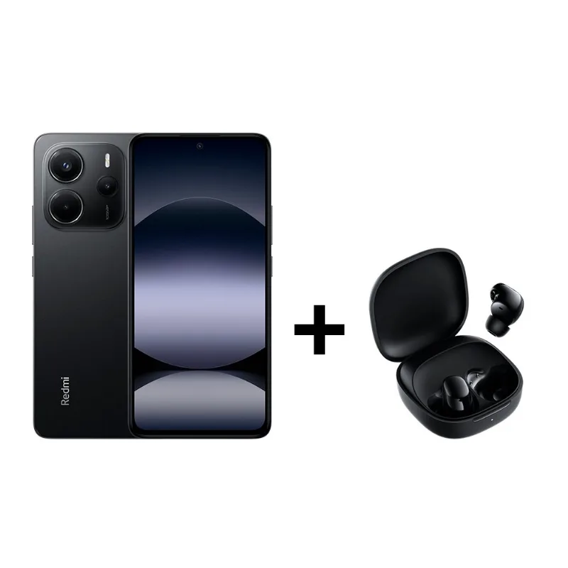Smartphone Redmi Note 14 Preto 256GB Tela 6.67" Câmera 108MP 8GB RAM + Fone Xiaomi