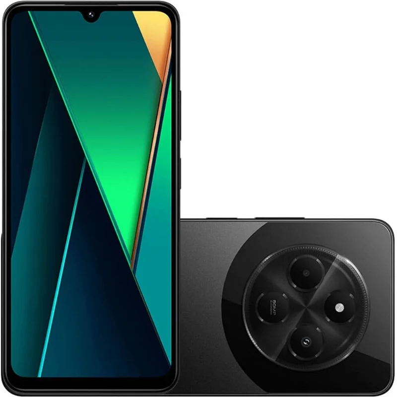 Smartphone Xiaomi Poco C75 Preto Tela 6,88" 256GB 120Hz 50MP 5160mAh 8GB RAM Smartphone Xiaomi Poco C75 Preto Tela 6,88? 256GB 120Hz 50MP 5160mAh 8GB RAM - Xiaomi