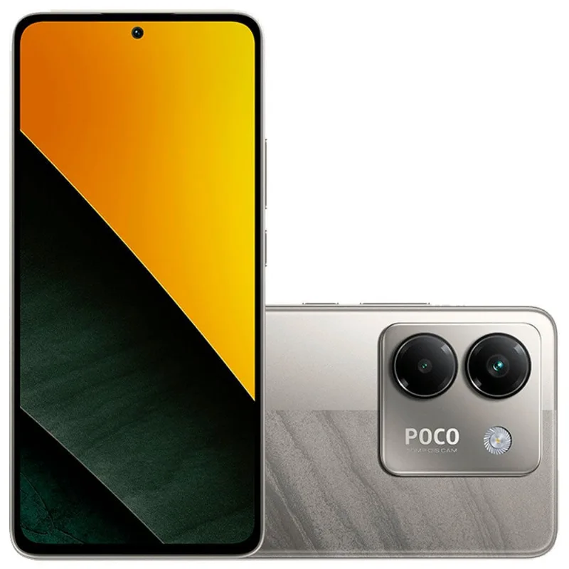 Smartphone Poco M7 Pro 5G 8GB RAM 256GB Prata - Xiaomi
