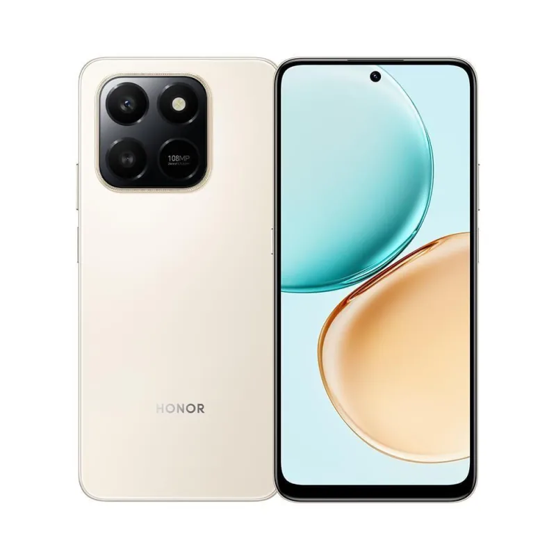Smartphone Honor X7D 4G BR 6,77 Pol. 120Hz 16GB (8+8GB) + 256GB Dourado - Xiaomi - Celular E Smartphone