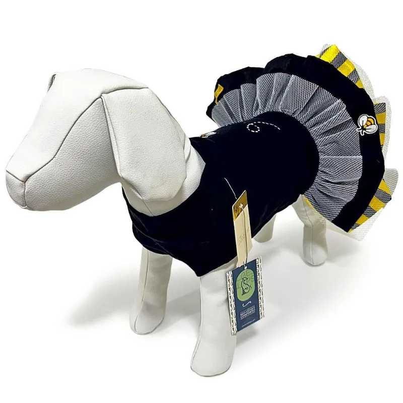 Roupinha Para Cachorros Vestido Abelhinha Pata Chic - M