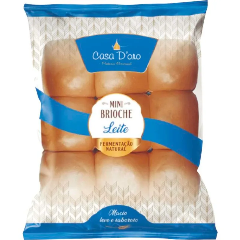 Mini Pão Brioche Casa D'Oro Leite 270g
