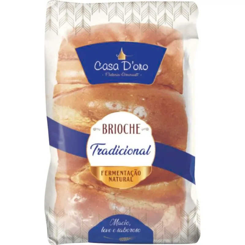 Pão Brioche Casa D'Oro Tradicional 300g