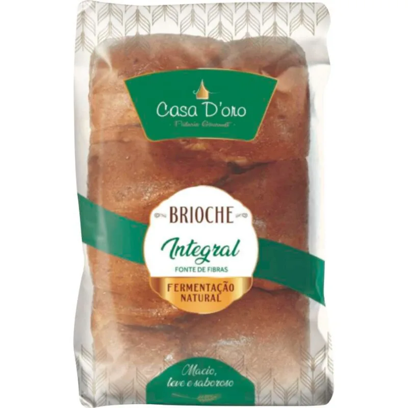 Pão Brioche Casa D'Oro Integral 300g