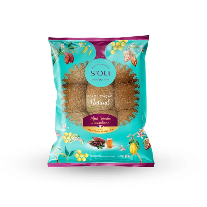 Pão Brioche Soui Mini Australiano 270g