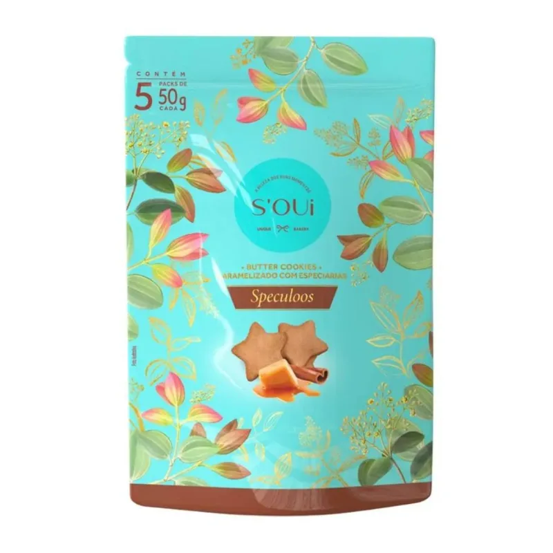 Mini Biscoito Amanteigado Speculoos Soui 250g