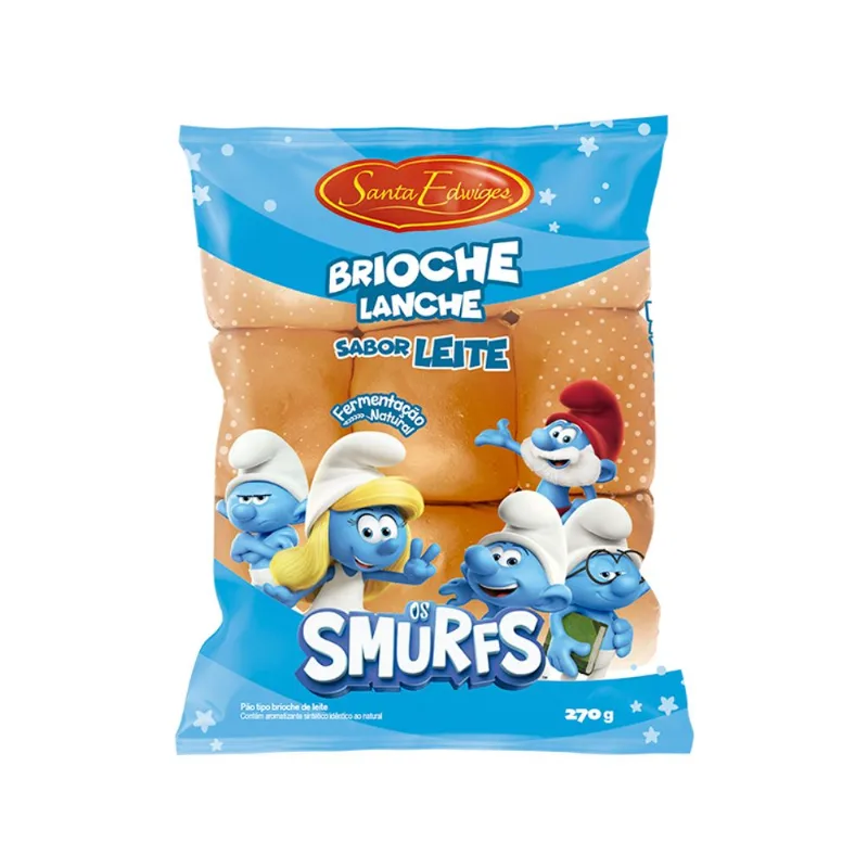Pão Brioche Santa Edwiges Smurf 270g