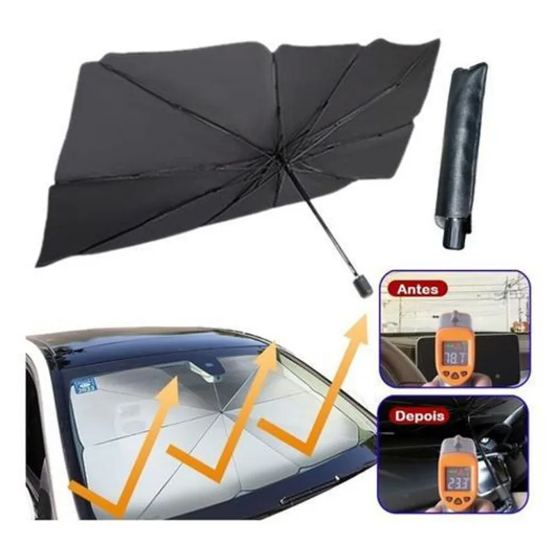Protetor Solar Parabrisa Parasol Carro Proteção Térmica Uv