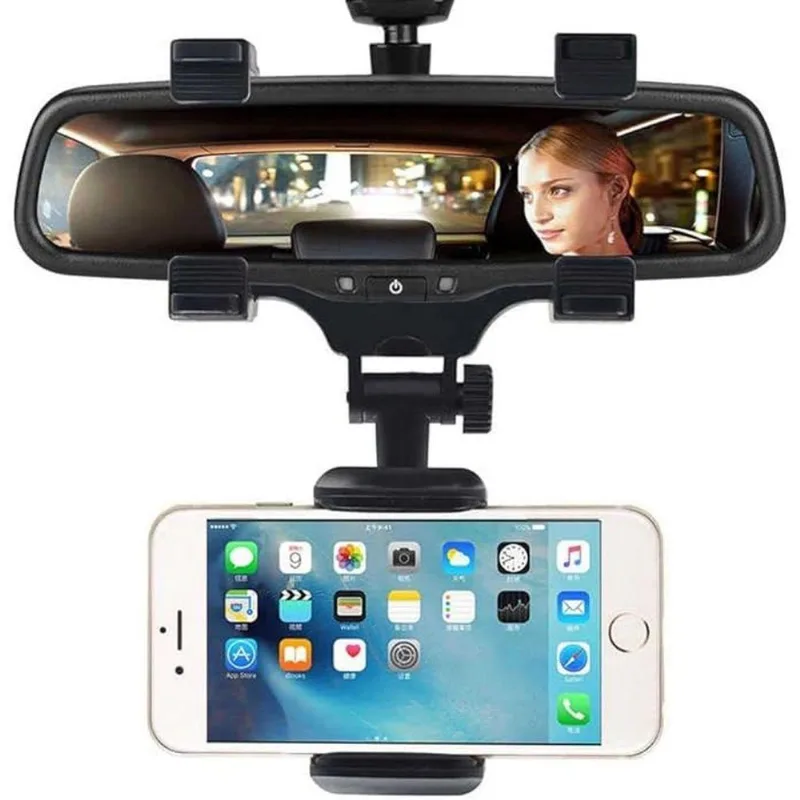 Suporte Retrovisor Para Celular 360 Gb54213 - Mbcar