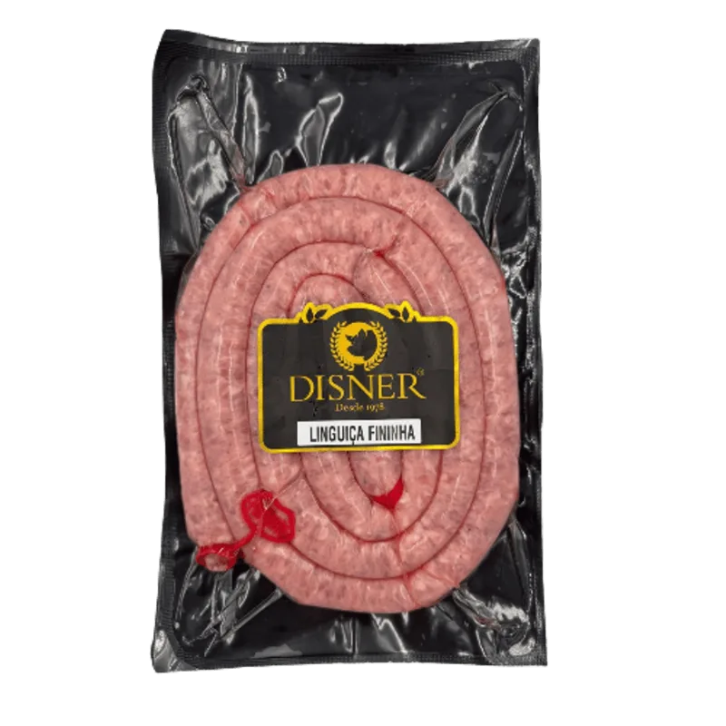 Linguiça Fininha Disner Resfriada Pacote 500g