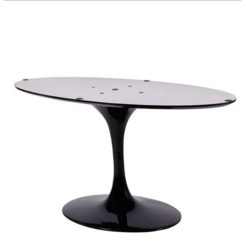 Base De Mesa De Jantar 160X90 Até 244X122Cm Preto Preto