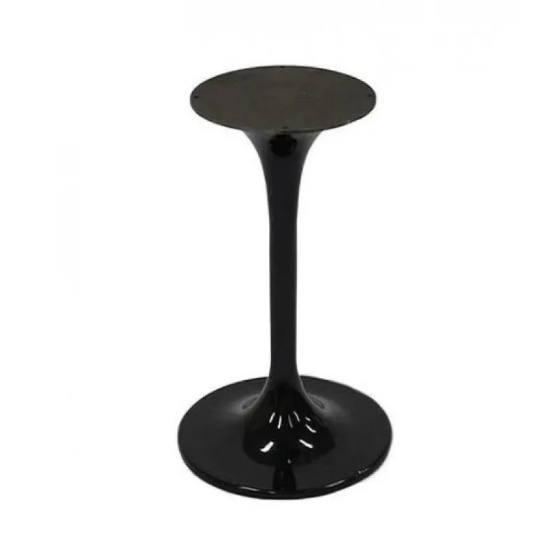 Base Mesa Lateral Saarinen Para Tampo Até 51Cm Preto