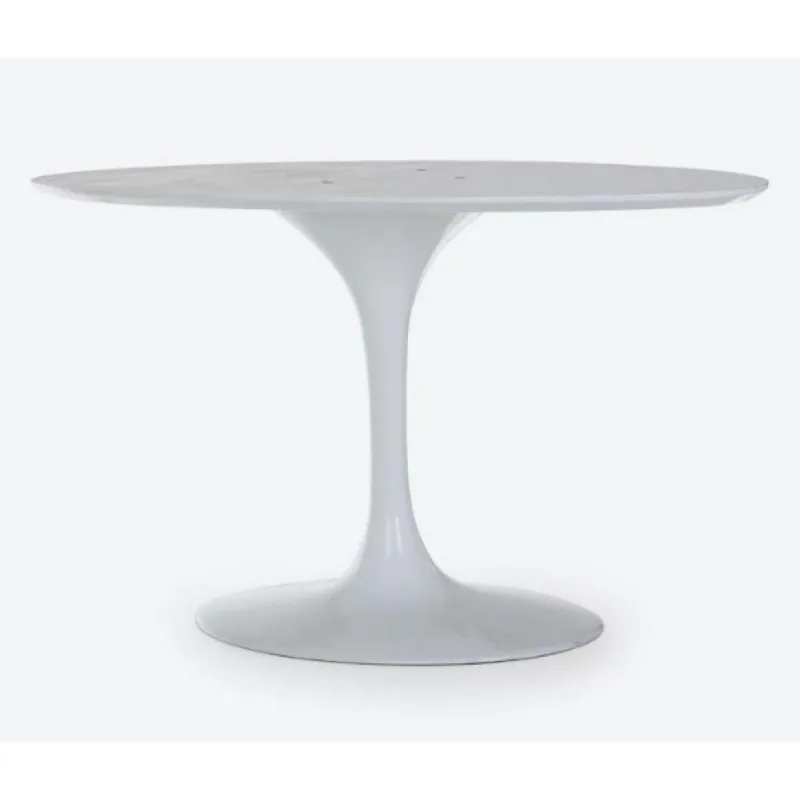 Base de Mesa Saarinen Oval Para Tampo Branco