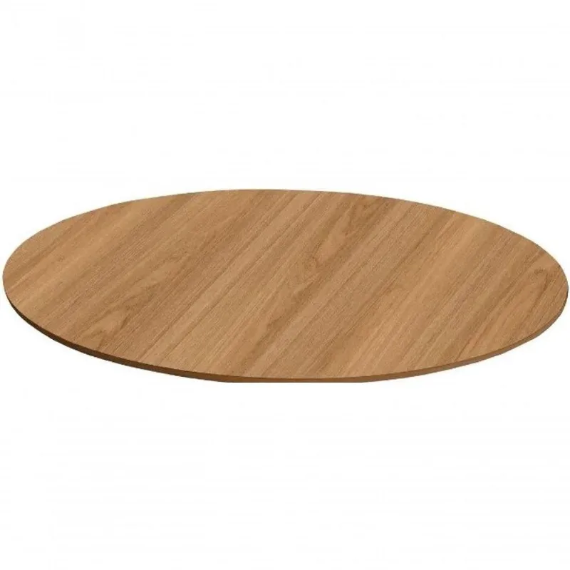 Tampo Em Mdf 18mm Redondo 100 Cm - Freijó Cor Marrom