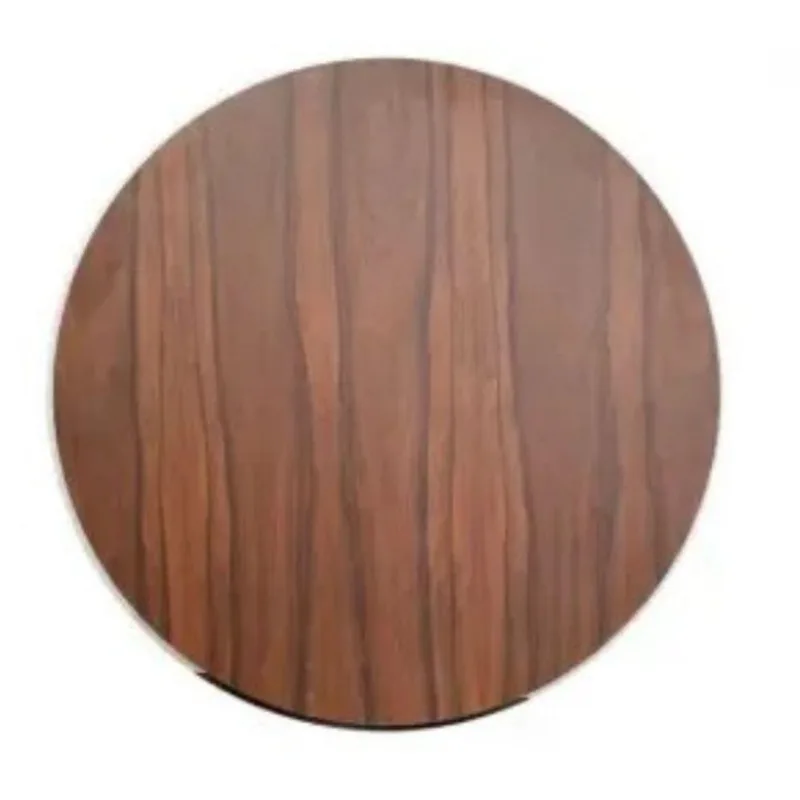 Tampo Em Mdf Oval 180x100 Cm - Pau Ferro Cor Marrom