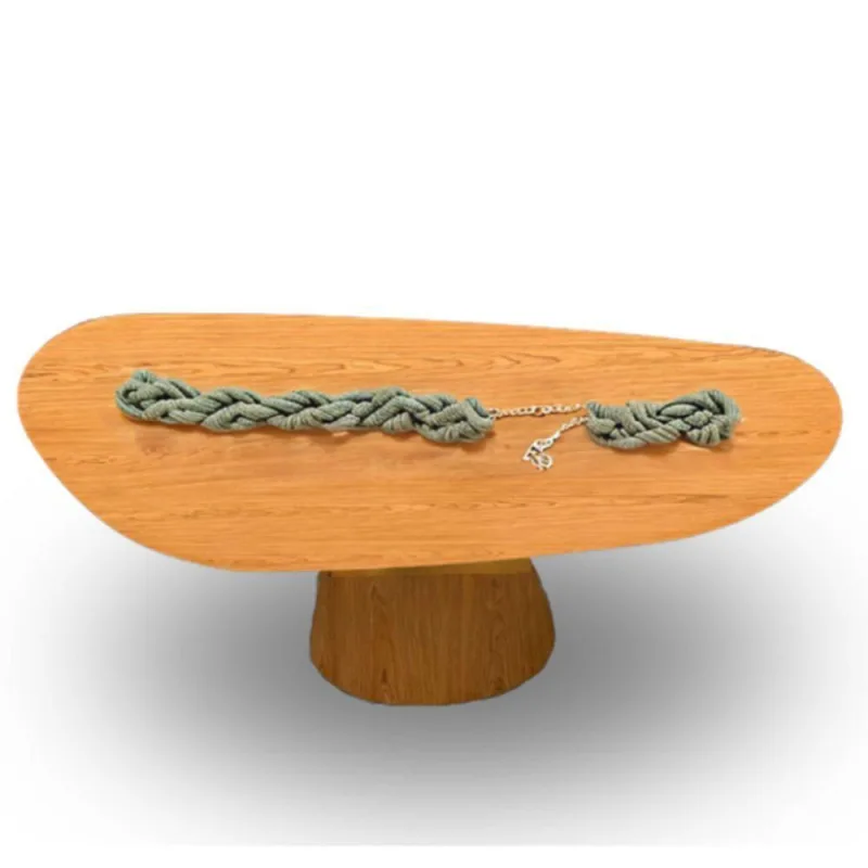 Mesa Oval Organica Em Freijo 180x100 - OUTRAS - Móveis