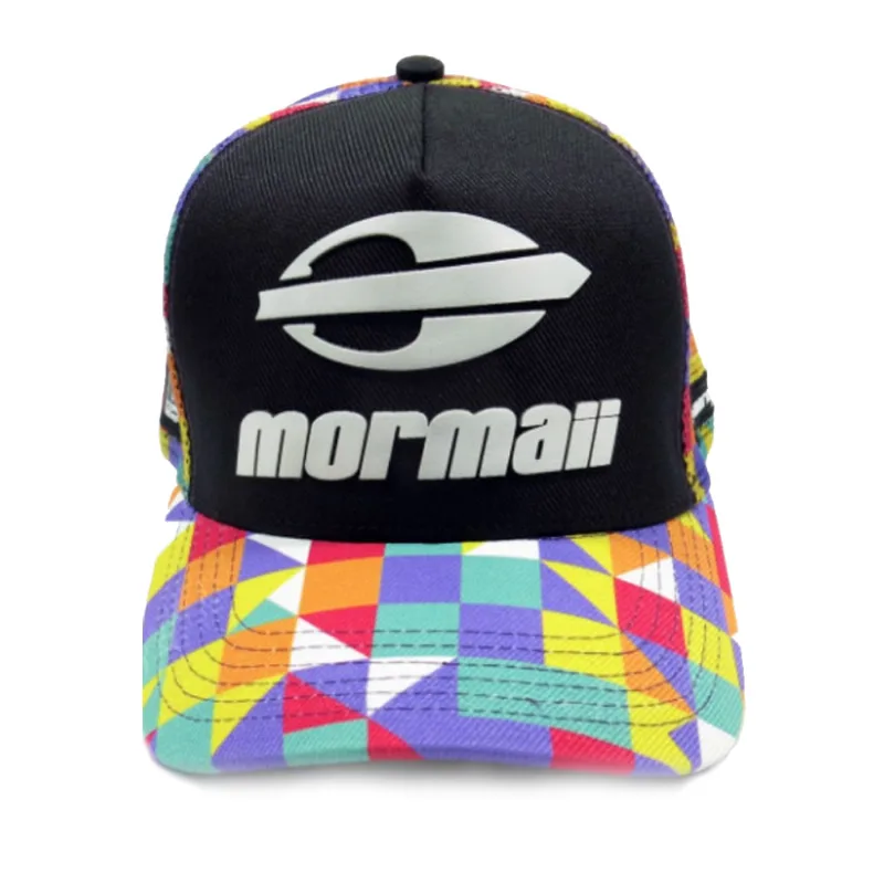 Boné trucker unissex Mormaii Preto-amarelo