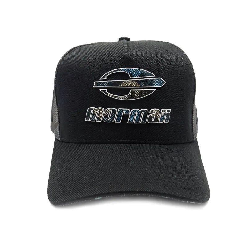 Boné trucker unissex Mormaii Preto-azul