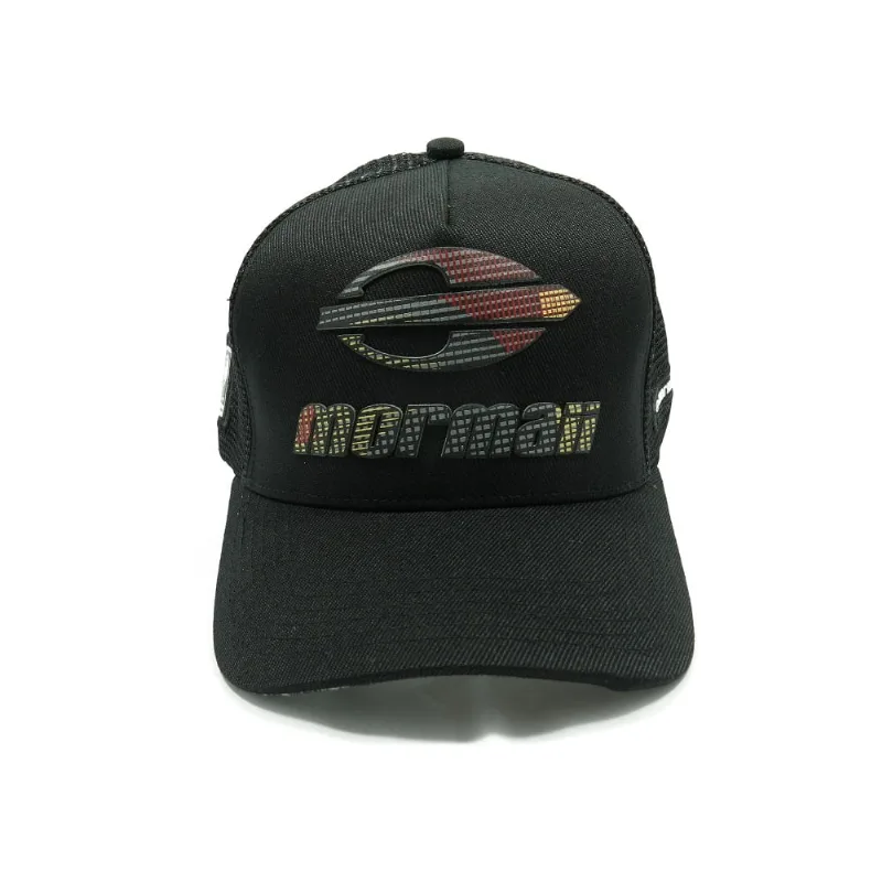 Boné trucker unissex Mormaii Preto-vermelho - Mormaii
