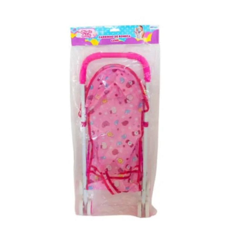 Carrinho de Boneca Coberto Etilux