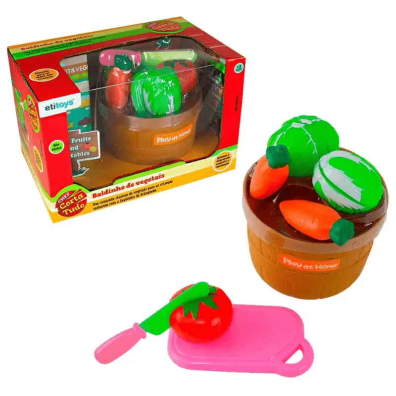 Kit Comidinha com Cesto Etitoys