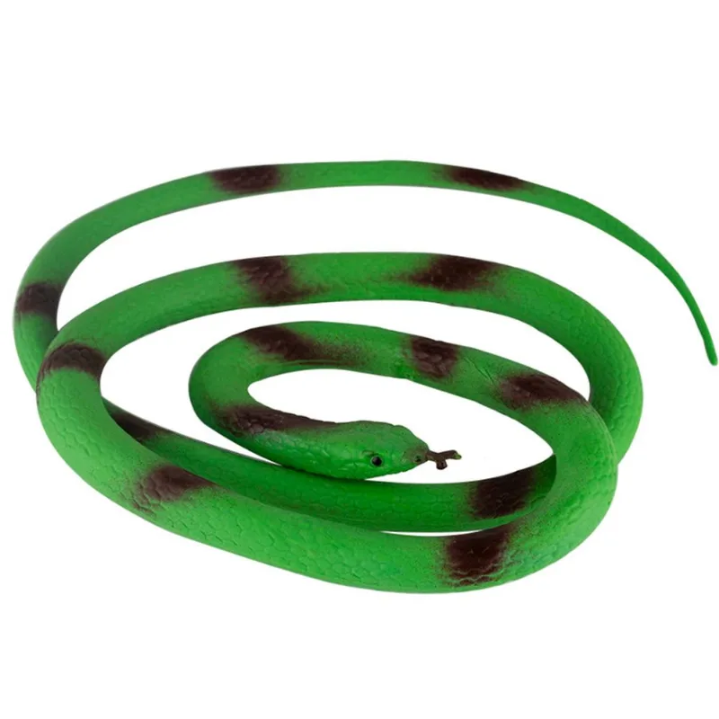 Brinquedo animal cobra 21 x 23 x 2cm de plástico Verde