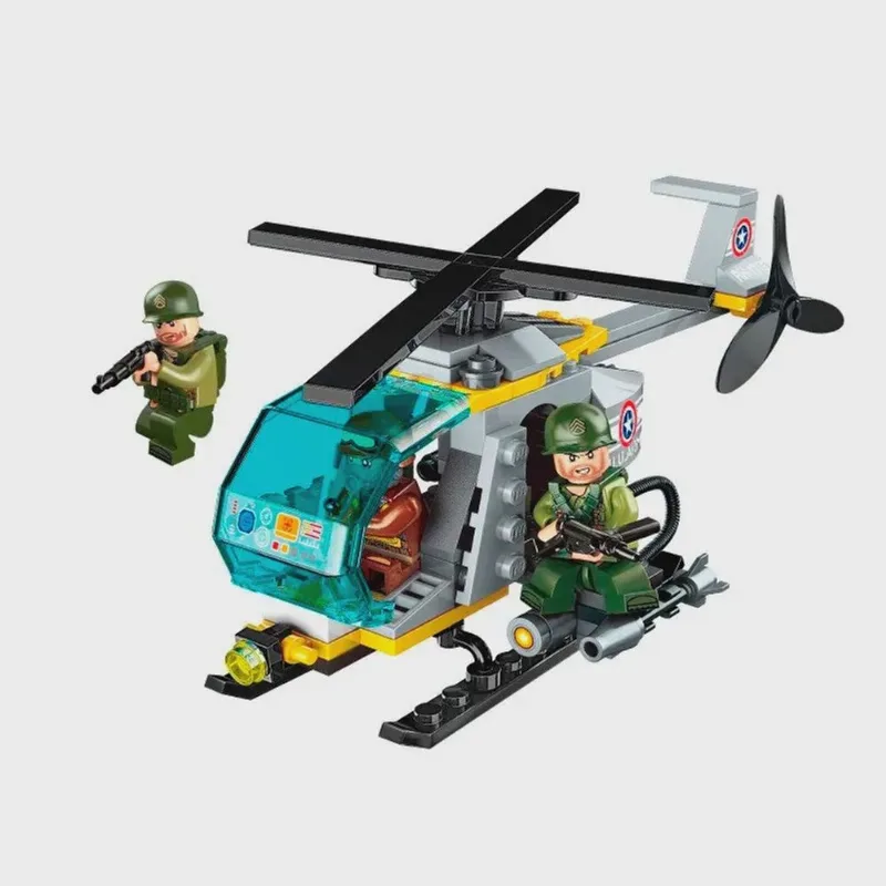 Blocos de Montar Combate Zones Operação Rouxinol 124 pçs - C1715