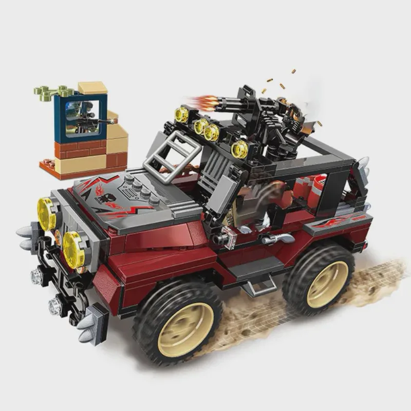 Blocos de Montar Thunder Mission - Jeep Armado 307 pçs C3203