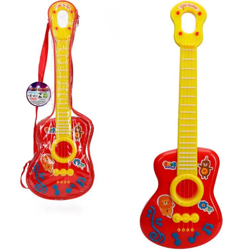 Brinquedo Infantil Musical Guitarrinha com Corda - Etitoys